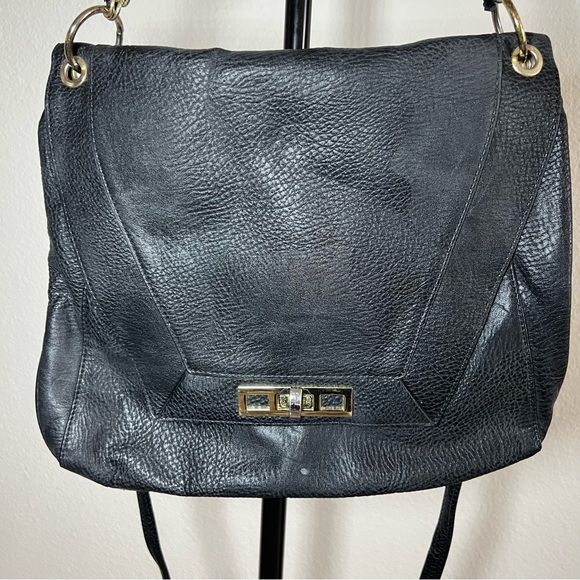 Olivia Joy New York Black Crossbody Bag with Shoulder Strap - Picture 4 of 16